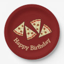 Recherche de pizza assiettes en papier Sauce