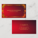 Recherche de rouge royal cartes visite Luxe