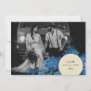 Recherche de vintage japonaise invitations Bleu