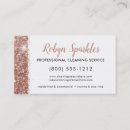Recherche de service de nettoyage cartes visite Or rose