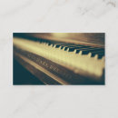 Recherche de piano vintage cartes visite Cru