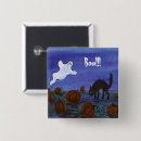 Recherche de chat noir de halloween badges Fantôme