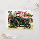 Recherche de tracteur vintage vœux cartes Agriculture