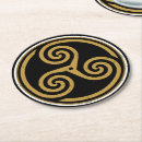 Recherche de triskelion dessous de verres Symbole