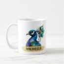 Recherche de paon bleu tasses Moderne