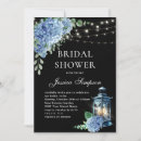 Recherche de blue hydrangea bridal shower invitations Bleu poussiéreux