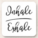 Recherche de relaxation dessous de verres Typographie
