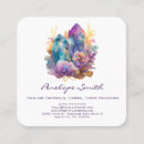 Recherche de fleurs violet cartes visite Typographie