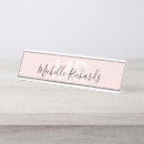Recherche de monogramme rose bureau fournitures Élégant