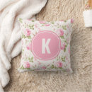 Recherche de rose de fleur coussins Pour elle