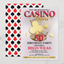 Recherche de de nuit de casino anniversaire invitations Noir