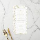 Recherche de floral mariage menus Élégant