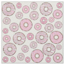 Zoek naar donuts stoffen Roze donut