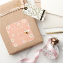Recherche de abeille rose autocollants Baby shower fille