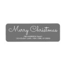 Recherche de noël étiquettes adresse retour Blanc