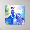 Recherche de toile de dame Fille