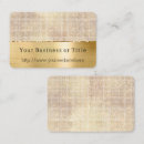 Recherche de or standard cartes visite Blanc