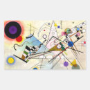 Recherche de kandinsky autocollants Peinture célèbre