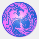 Recherche de dragon bleu autocollants Chinois