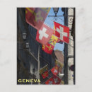 Recherche de suisse drapeau cartes postales Genève