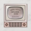 Recherche de télévision cartes visite Vintage