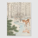 Recherche de vintage deer christmas vœux cartes Animaux