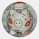 Recherche de bouche rouge autocollants Porc