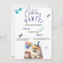 Recherche de de de chien anniversaire invitations Pomérien