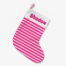 Recherche de rose et blanc chaussette de noël Motif