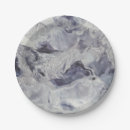 Recherche de marbre assiettes en papier Contemporain