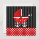 Recherche de chariot rouge invitations Poussette
