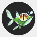 Recherche de oeil drôle autocollants Vert