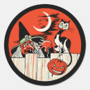 Zoek naar oude heks stickers Halloween