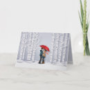 Recherche de parapluie rouge vœux cartes Hiver
