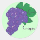 Recherche de raisins verts autocollants Dessin