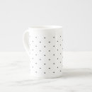 Recherche de pois noir et blanc tasses Pour elle