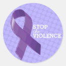 Recherche de violence autocollants Violet