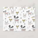 Recherche de renard vœux cartes Scandinave