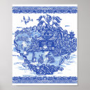 Zoek naar delfts blauw posters Blauw en wit