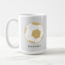 Recherche de sportive tasses De football