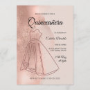 Recherche de mis quince invitations Rose
