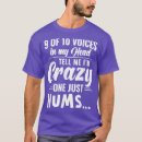 Recherche de voix dans ma tête tshirts Musique