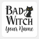 Recherche de mauvais chat autocollants Sorcière