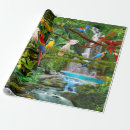 Recherche de perroquet papier cadeau Jungle