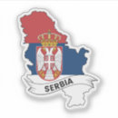 Recherche de srbija autocollants Drapeau