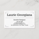 Zoek naar interior decorator visitekaartjes Modern