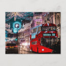 Zoek naar rode bus briefkaarten Trendy