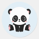 Zoek naar blauwe panda stickers Dier