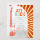 Recherche de rock invitations Vintage