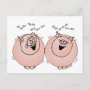 Recherche de cochon cartes postales Illustration